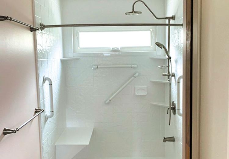 Avoid slips, falls with bathroom remodel